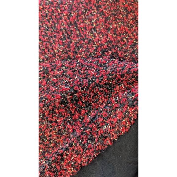 NEW Est. 1946 Layered Look Pull Over Sweater Black Red SPARKLE Cowl Neck 18/20W - Picture 9 of 9